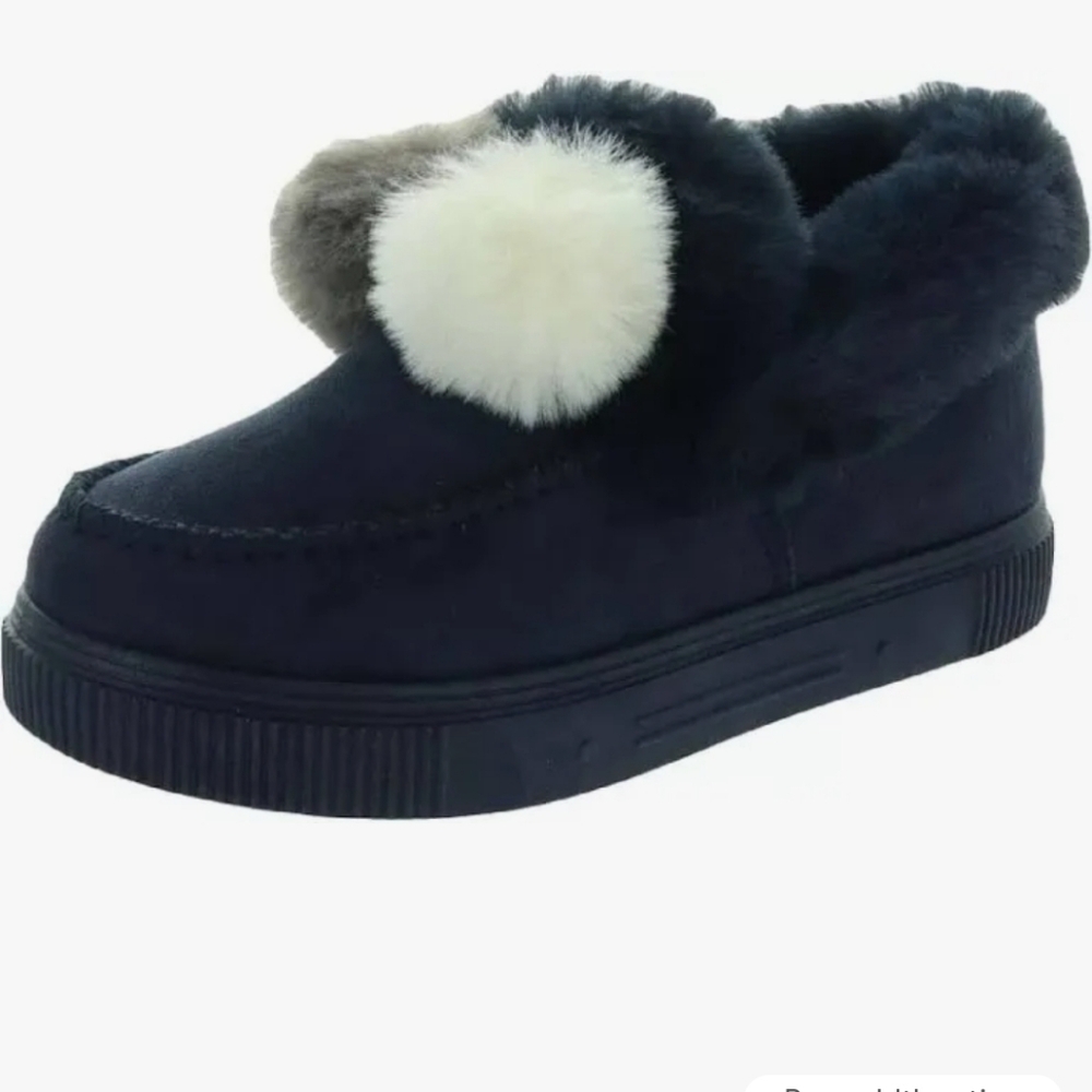 Journee Collection Women's Black and White Slippers